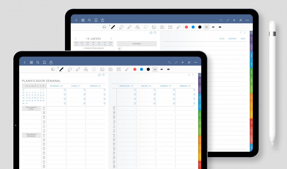 Planificadores para iPad
