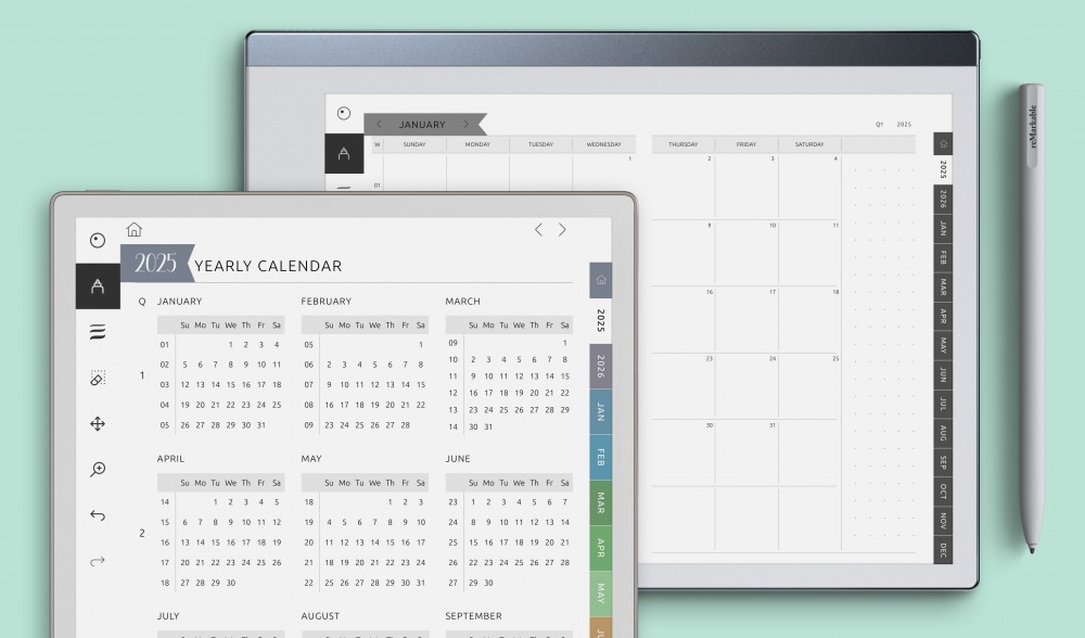 Calendarios para reMarkable