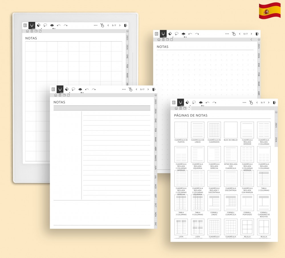 otencie su creatividad y agilice la toma de notas for Supernote Planner otencie su creatividad y agilice la toma de notas Template for Supernote