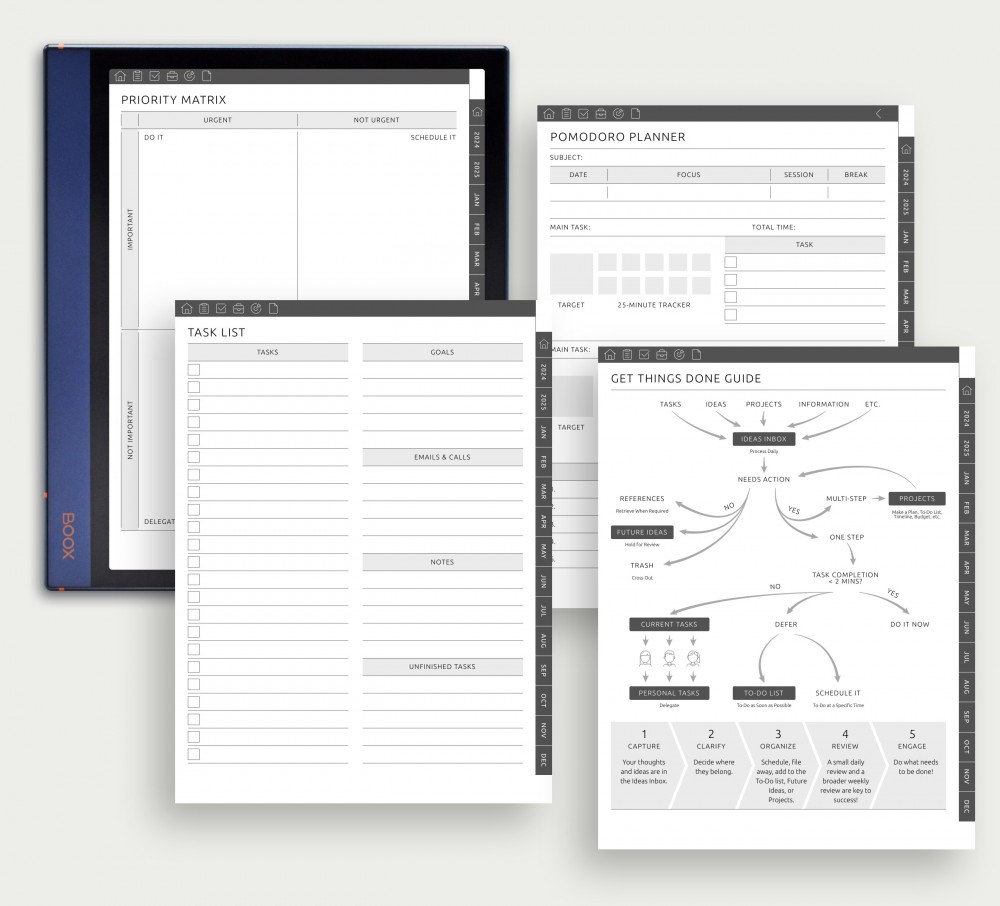 Enhance Your Efficiency Template for Boox Note