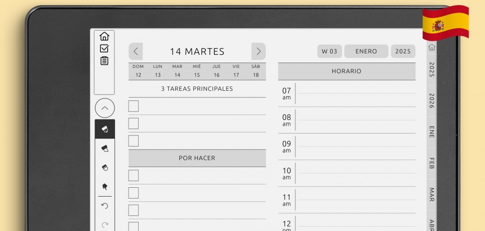 Planificador Diario Kindle Scribe