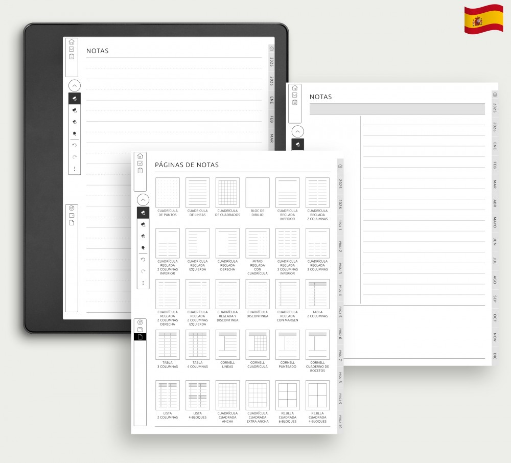 Transforma tu forma de tomar notas con plantillas flexibles for Kindle Scribe Transforma tu forma de tomar notas con plantillas flexibles for Kindle Scribe