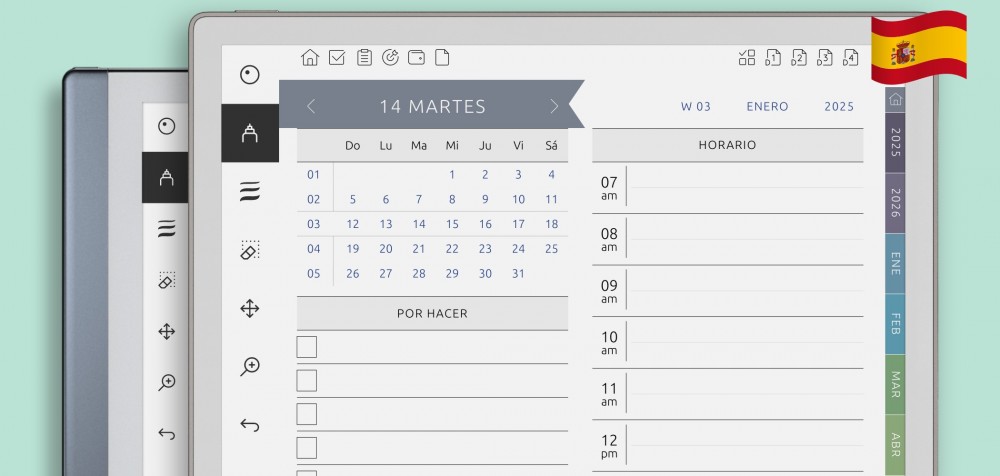 Planificador Diario reMarkable