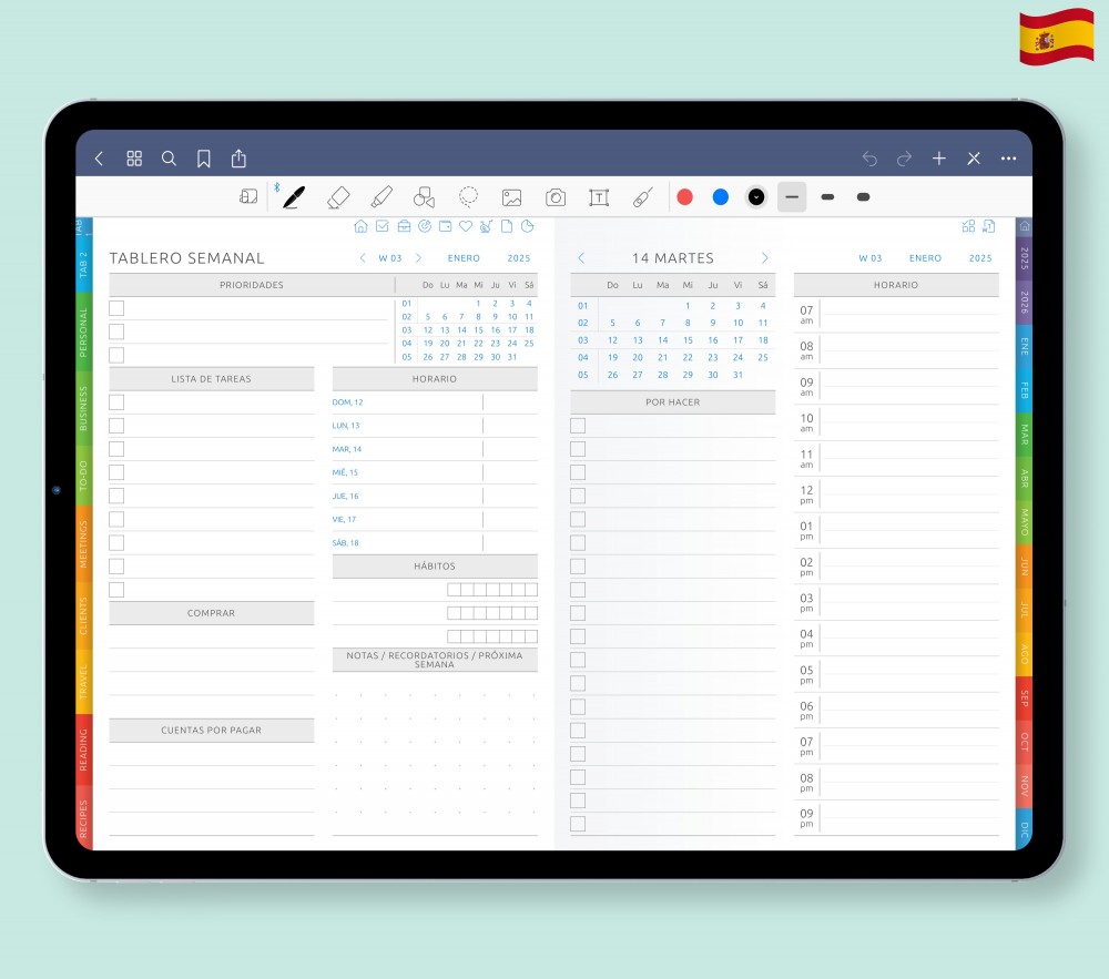 Personaliza tu agenda: Plantillas hechas a medida para tu estilo de vida Template for Digital Planner Personaliza tu agenda: Plantillas hechas a medida para tu estilo de vida for Digital Planner