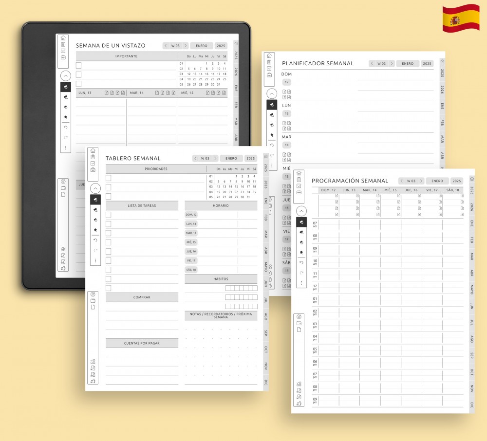Planificación semanal – Claridad, calma y control for Kindle Scribe Planificación semanal – Claridad, calma y control for Kindle Scribe