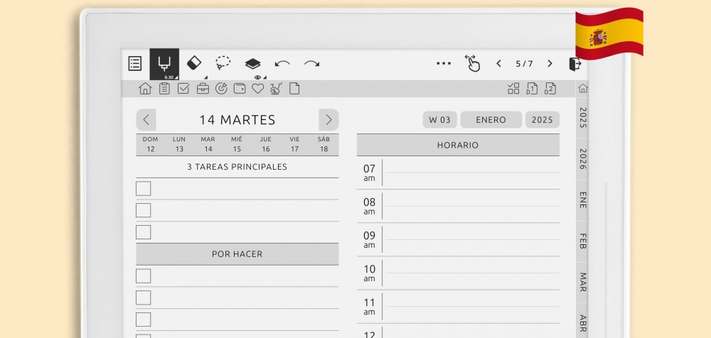 Planificador Supernote Ultimate