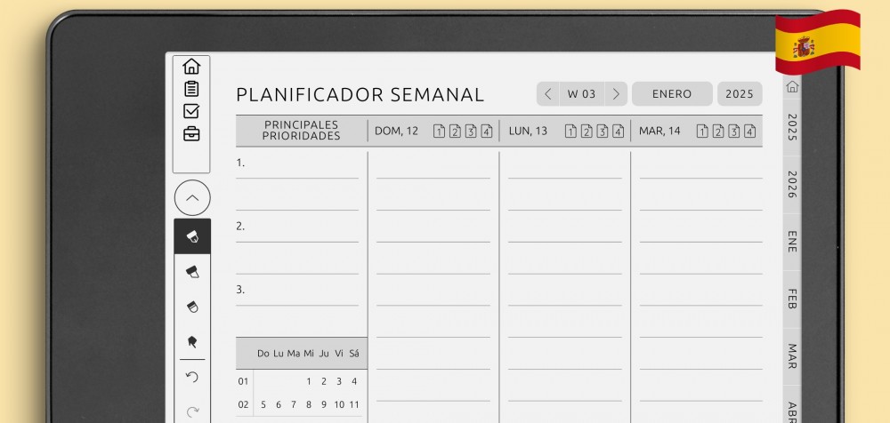 Planificador Ultimate Kindle Scribe