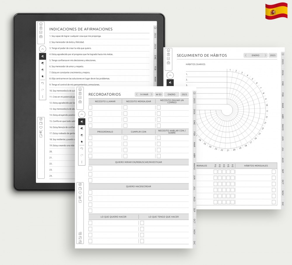 Impulsa tu eficiencia con rastreadores versátiles for Kindle Scribe Impulsa tu eficiencia con rastreadores versátiles for Kindle Scribe