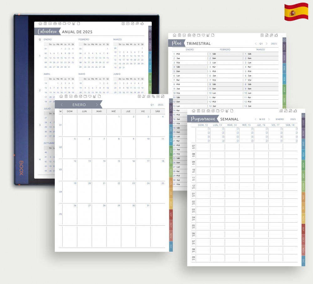 Gestione sus citas, reuniones y eventos sin esfuerzo for Boox Note Planner Gestione sus citas, reuniones y eventos sin esfuerzo Template for Boox Note