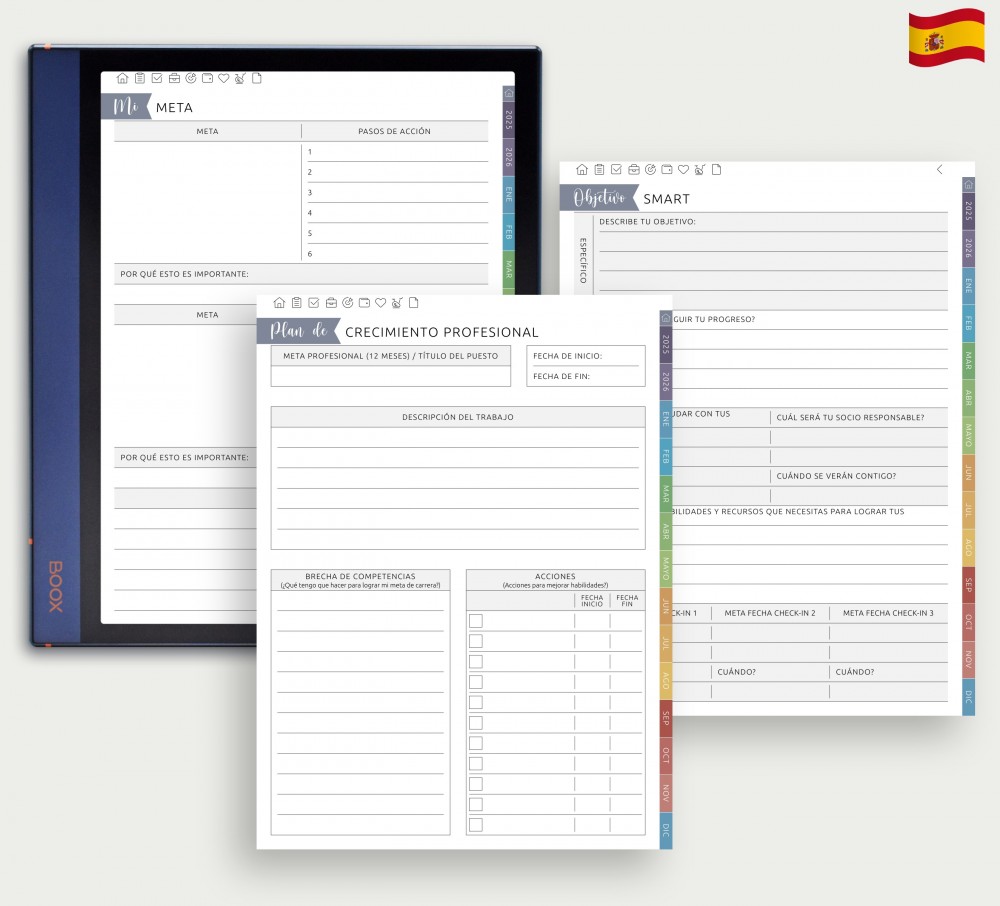 Libere su potencial: Alcance sus objetivos con nuestro planificador for Boox Note Planner Libere su potencial: Alcance sus objetivos con nuestro planificador Template for Boox Note