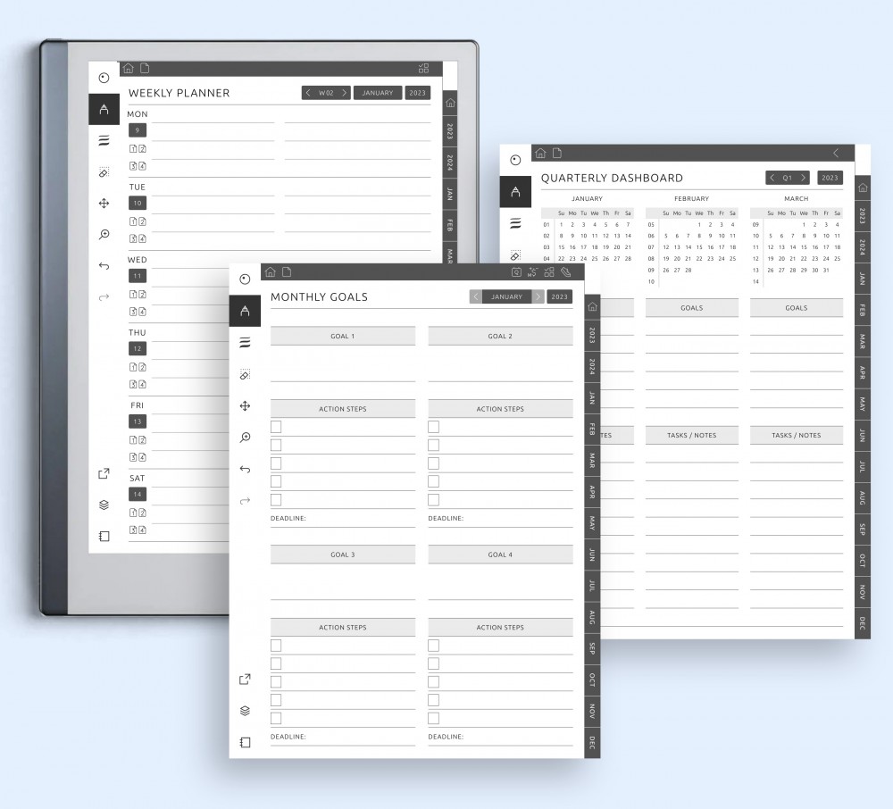 Design Your Dream Weekly Journal: Personalized Templates to Fit Your Unique Style for reMarkable Design Your Dream Weekly Journal: Personalized Templates to Fit Your Unique Style Template for reMarkable
