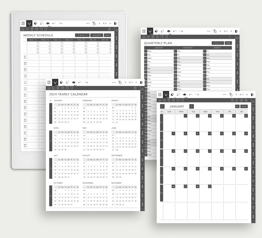 Streamline Appointment Management for Supernote Planner Streamline Appointment Management Template for Supernote
