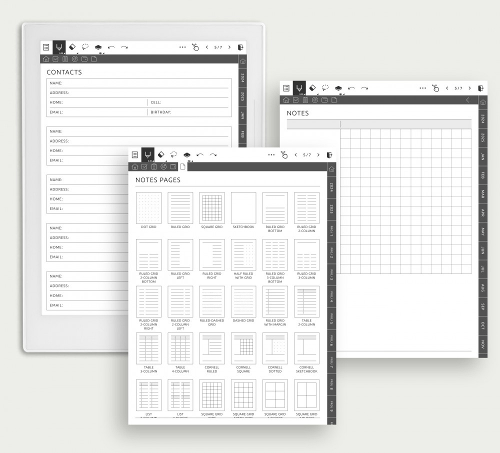 Personalize Your Note-Taking Experience with Our Diverse Templates for Supernote Planner Personalize Your Note-Taking Experience with Our Diverse Templates Template for Supernote