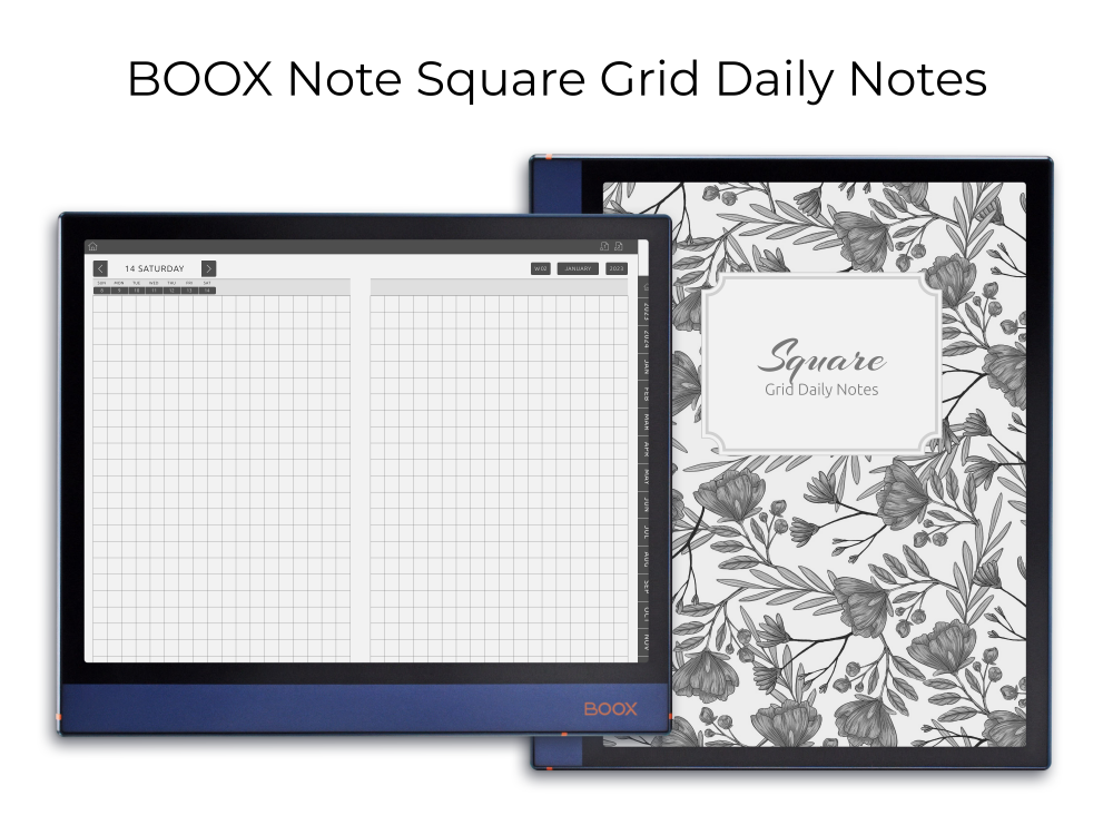 ONYX BOOX - Square Grid Daily Notes ONYX BOOX - Square Grid Daily Notes