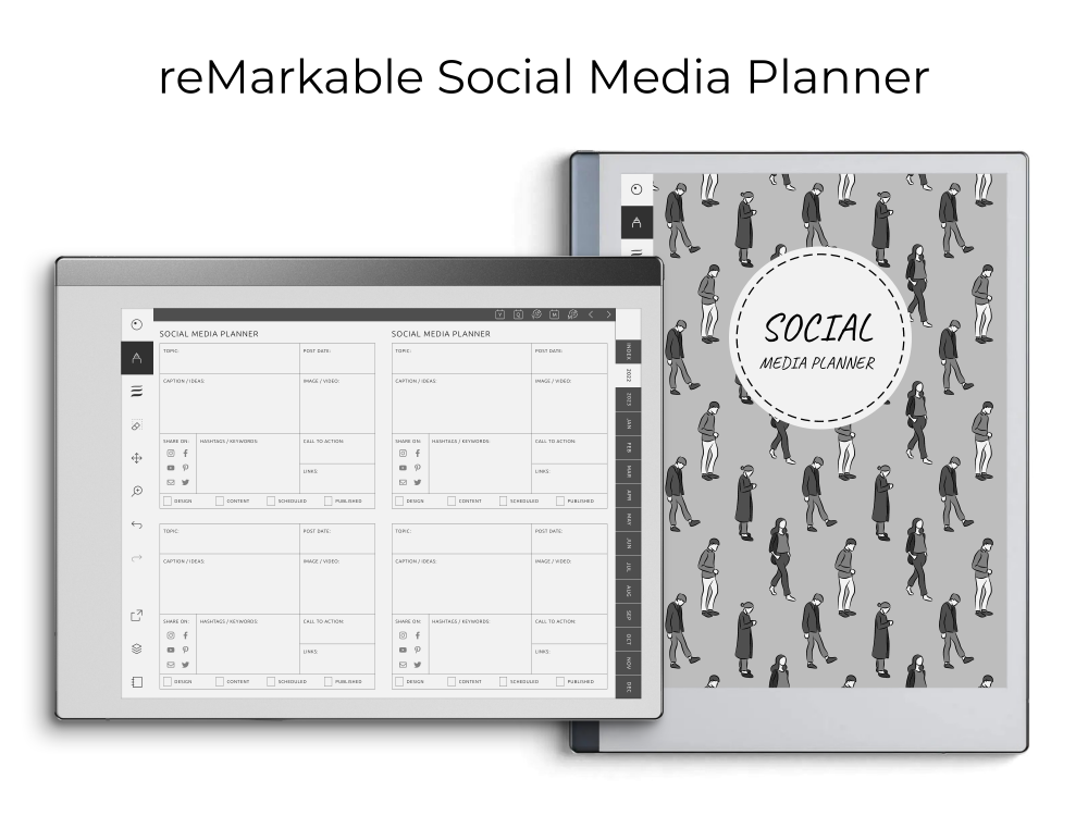 reMarkable Social Media Planner reMarkable Social Media Planner