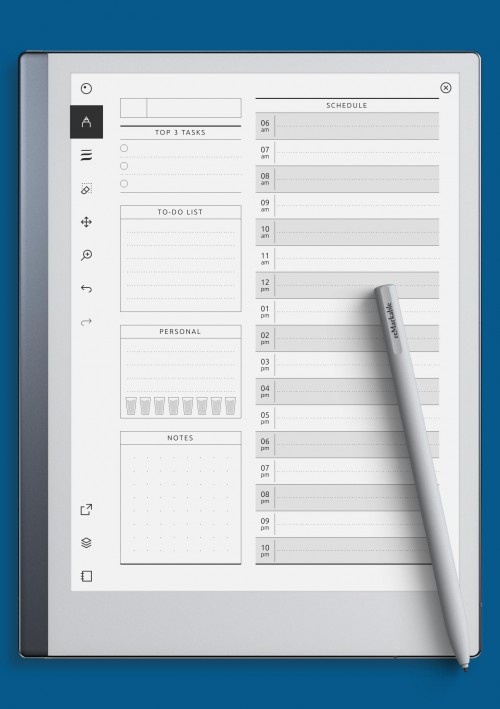 reMarkable Undated Daily Planner - Original Style
