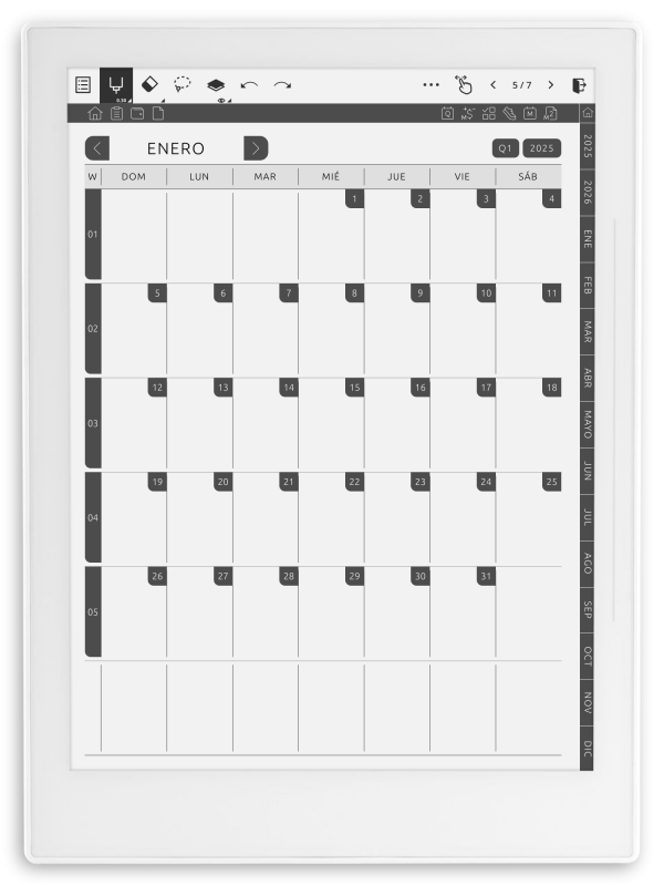 teaser para el calendario de supernotas a 5 años